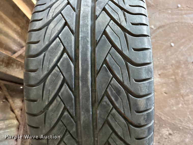 image for item FC2163 (4) 295/25ZR28 tires and wheels