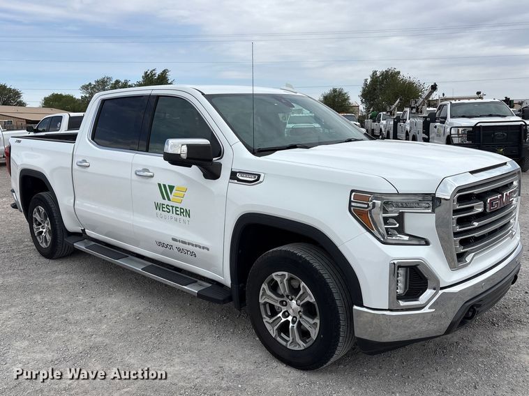 image for item FC2202 2019 GMC Sierra 1500 SLT Crew Cab pickup truck