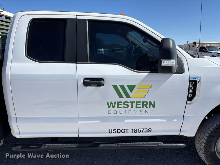image for item FC2205 2019 Ford F350 Super Duty XL Ext. Cab utility bed pickup truck