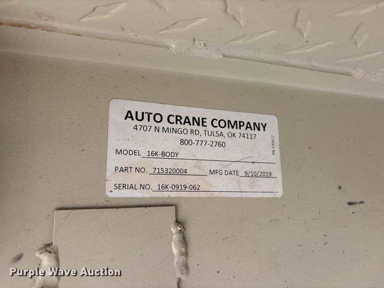 image for item FC2205 2019 Ford F350 Super Duty XL Ext. Cab utility bed pickup truck