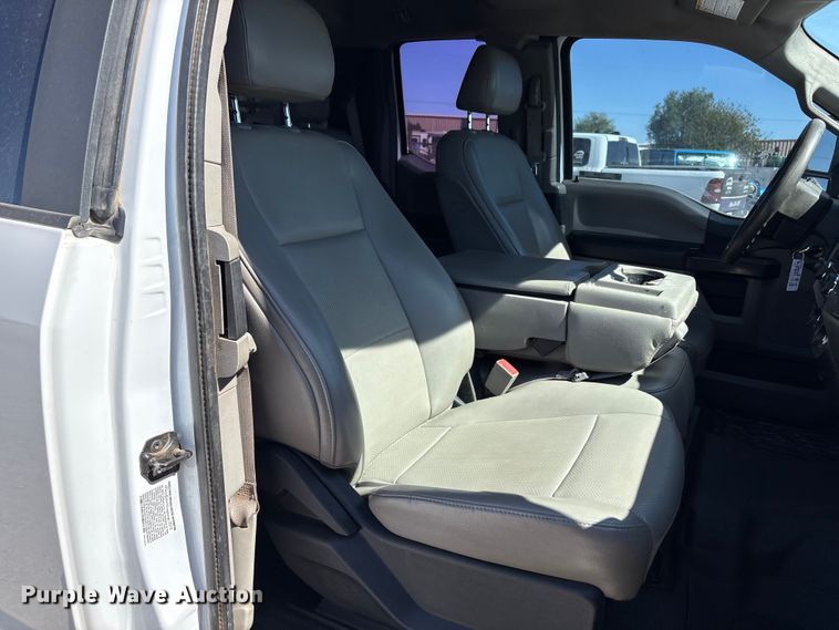 image for item FC2205 2019 Ford F350 Super Duty XL Ext. Cab utility bed pickup truck