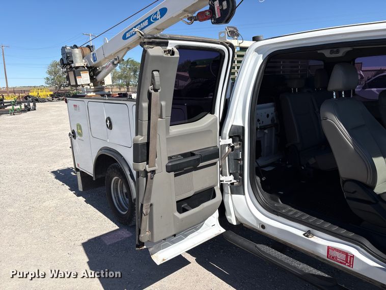 image for item FC2205 2019 Ford F350 Super Duty XL Ext. Cab utility bed pickup truck