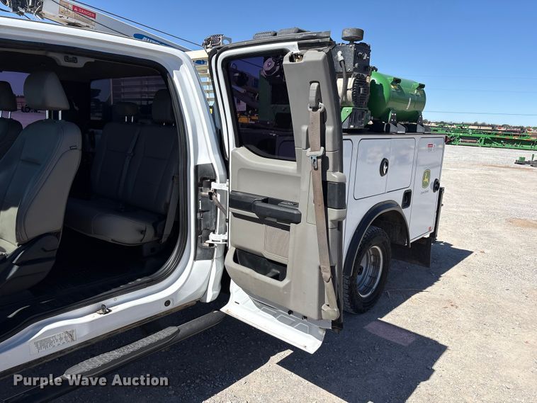 image for item FC2205 2019 Ford F350 Super Duty XL Ext. Cab utility bed pickup truck