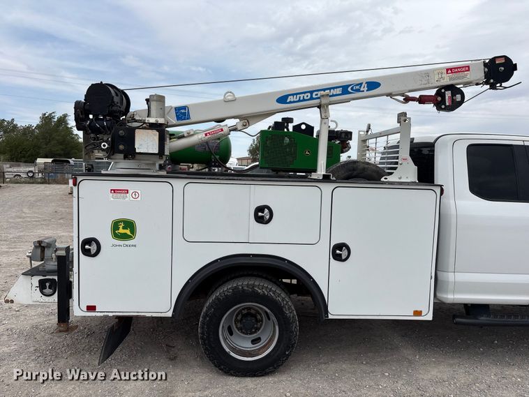 image for item FC2206 2019 Ford F350 Super Duty XL Ext. Cab utility bed pickup truck