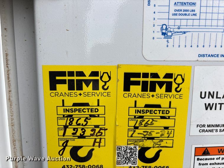 image for item FC2206 2019 Ford F350 Super Duty XL Ext. Cab utility bed pickup truck