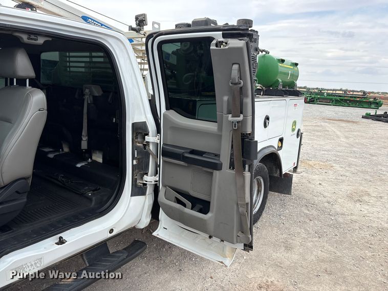 image for item FC2206 2019 Ford F350 Super Duty XL Ext. Cab utility bed pickup truck