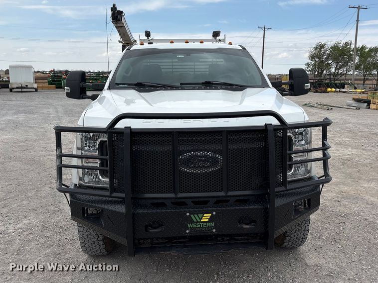 image for item FC2207 2019 Ford F350 Super Duty XL Ext. Cab utility bed pickup truck