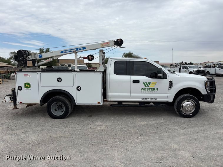 image for item FC2207 2019 Ford F350 Super Duty XL Ext. Cab utility bed pickup truck