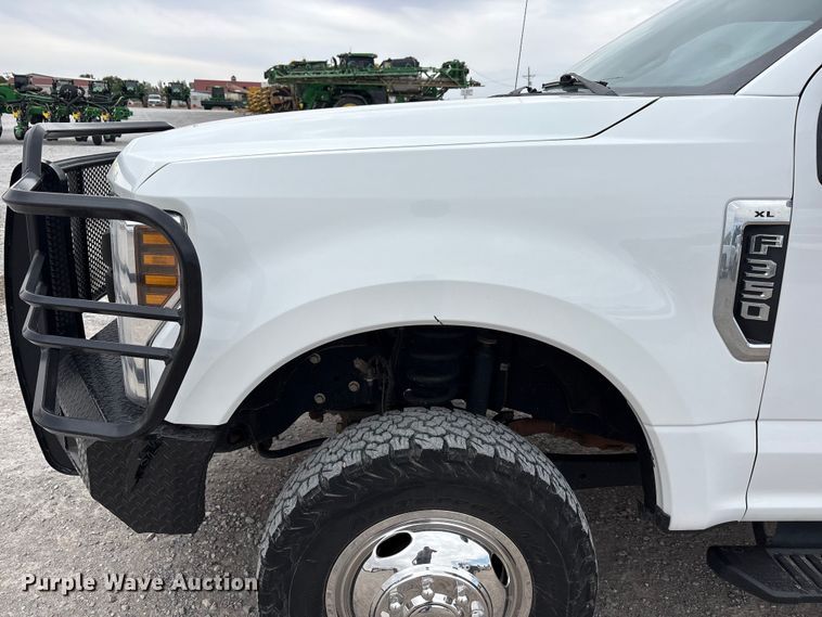 image for item FC2207 2019 Ford F350 Super Duty XL Ext. Cab utility bed pickup truck