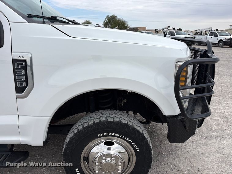 image for item FC2207 2019 Ford F350 Super Duty XL Ext. Cab utility bed pickup truck