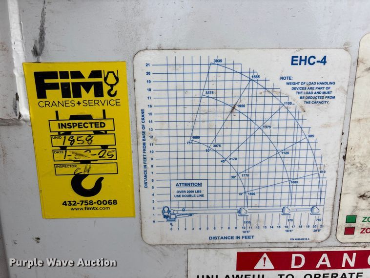 image for item FC2207 2019 Ford F350 Super Duty XL Ext. Cab utility bed pickup truck