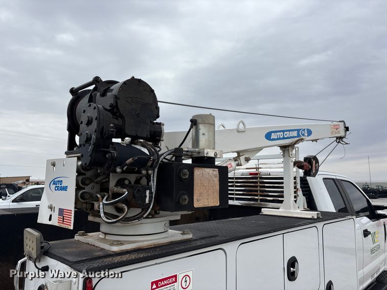 image for item FC2207 2019 Ford F350 Super Duty XL Ext. Cab utility bed pickup truck