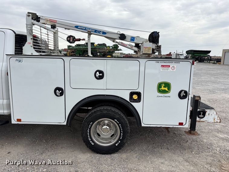 image for item FC2207 2019 Ford F350 Super Duty XL Ext. Cab utility bed pickup truck