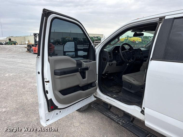 image for item FC2207 2019 Ford F350 Super Duty XL Ext. Cab utility bed pickup truck