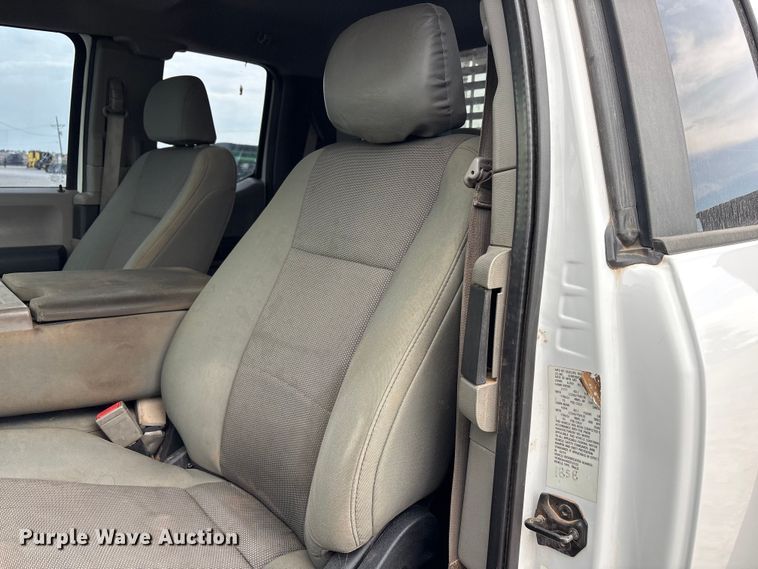 image for item FC2207 2019 Ford F350 Super Duty XL Ext. Cab utility bed pickup truck