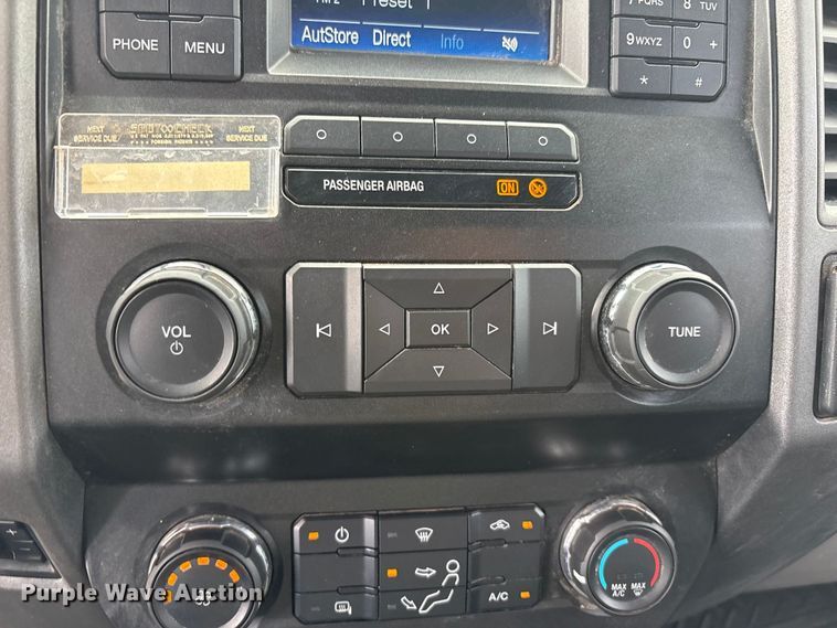 image for item FC2207 2019 Ford F350 Super Duty XL Ext. Cab utility bed pickup truck