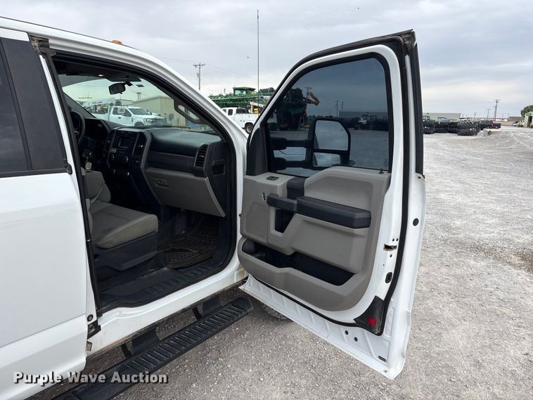 image for item FC2207 2019 Ford F350 Super Duty XL Ext. Cab utility bed pickup truck