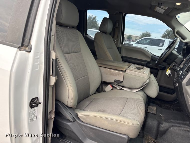 image for item FC2207 2019 Ford F350 Super Duty XL Ext. Cab utility bed pickup truck