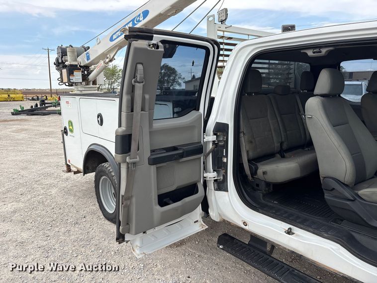 image for item FC2207 2019 Ford F350 Super Duty XL Ext. Cab utility bed pickup truck