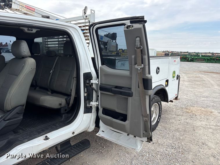 image for item FC2207 2019 Ford F350 Super Duty XL Ext. Cab utility bed pickup truck