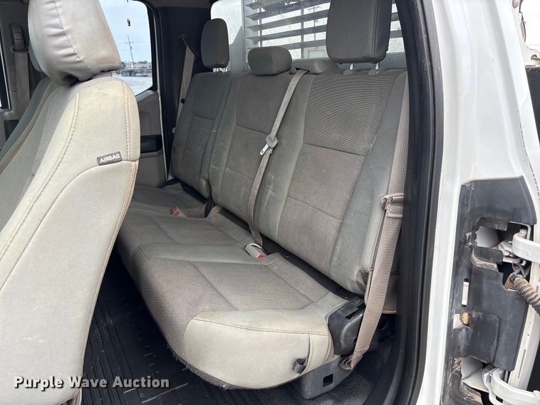 image for item FC2207 2019 Ford F350 Super Duty XL Ext. Cab utility bed pickup truck