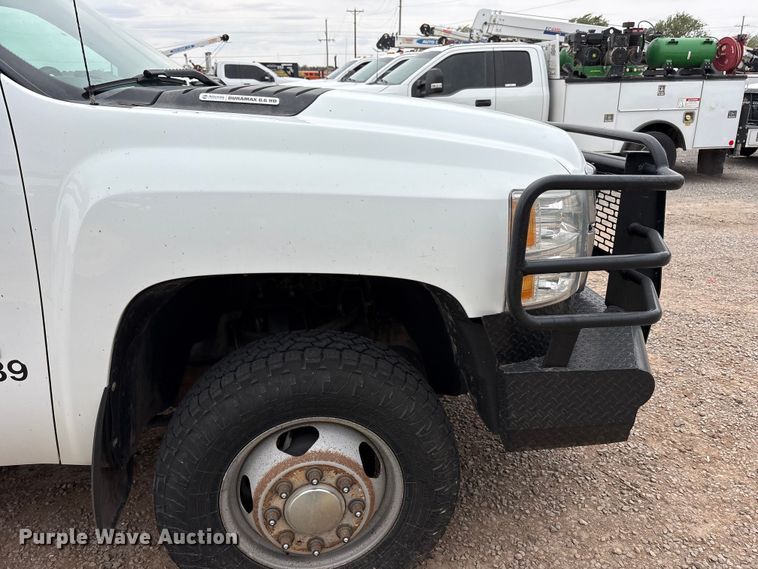 image for item FC2208 2013 Chevrolet Silverado 3500HD Ext. Cab utility bed pickup truck