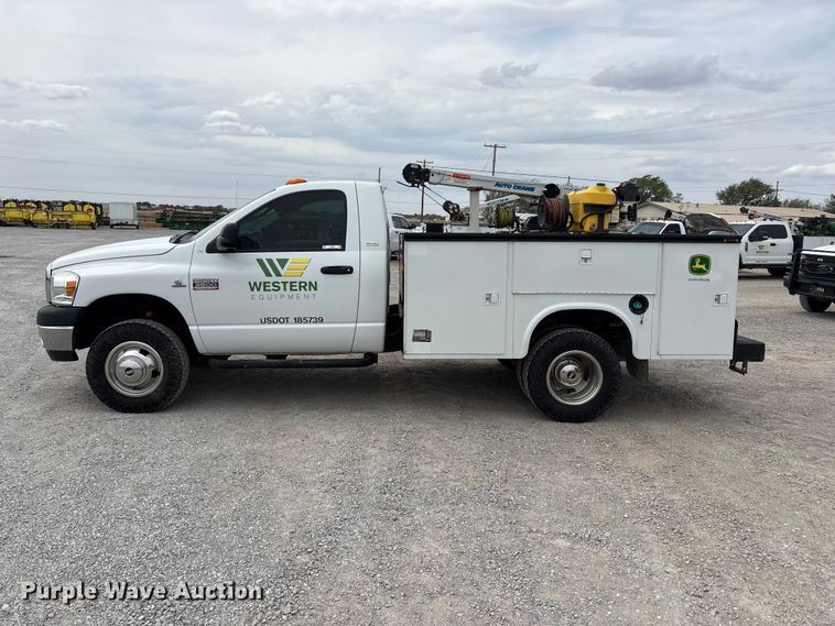 image for item FC2209 2008 Dodge Ram 3500 utility bed pickup truck