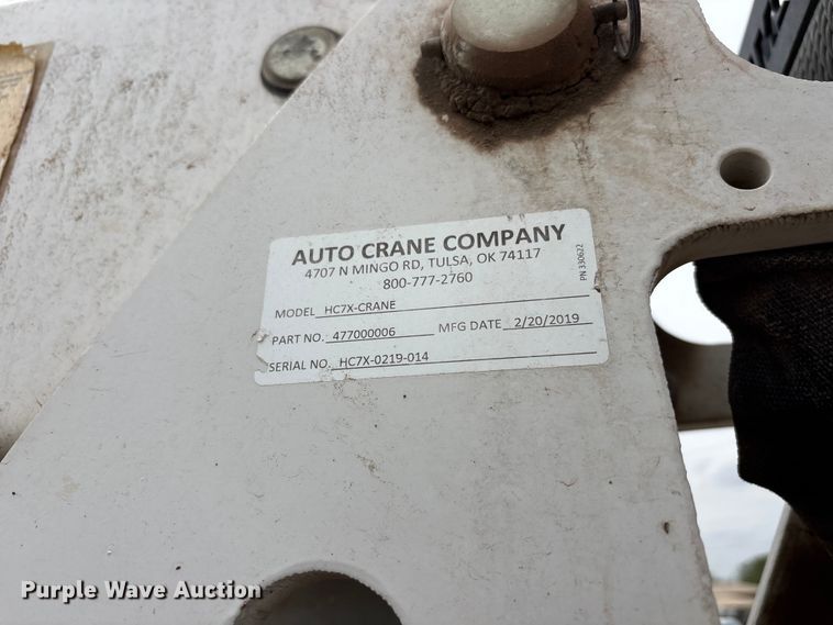 image for item FC2210 2019 Ford F550 Ext. Cab utility / service truck