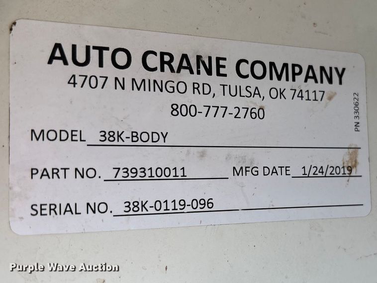 image for item FC2210 2019 Ford F550 Ext. Cab utility / service truck