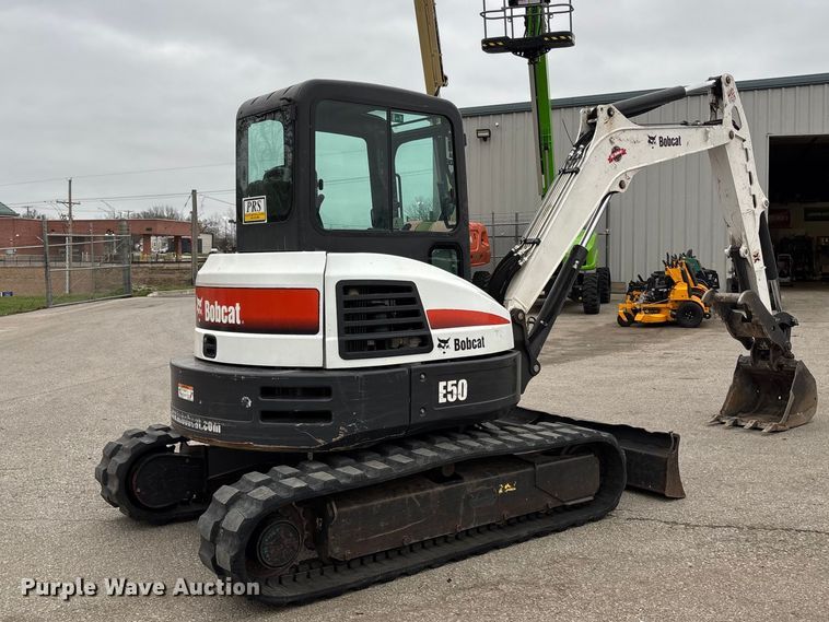 image for item FC4529 2018 Bobcat E50 mini excavator