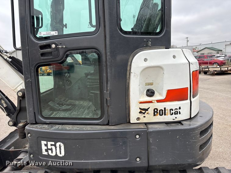 image for item FC4529 2018 Bobcat E50 mini excavator