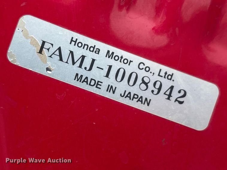 image for item FC4533 Honda FC600 tiller