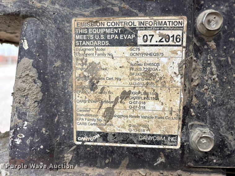 image for item FC4535 2016 Canycom SC75 concrete buggy