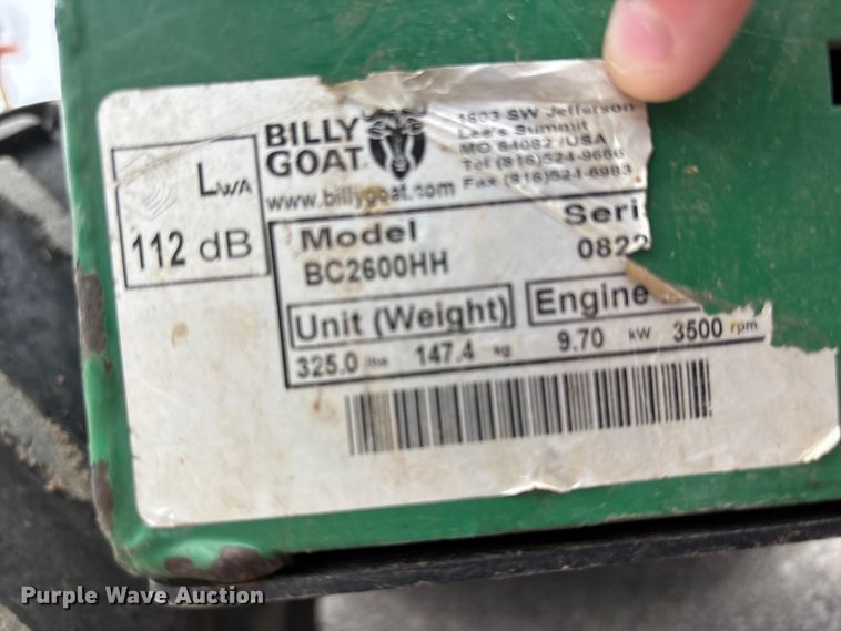image for item FC4536 Billy goat BC2600HH walk behind brush cutter