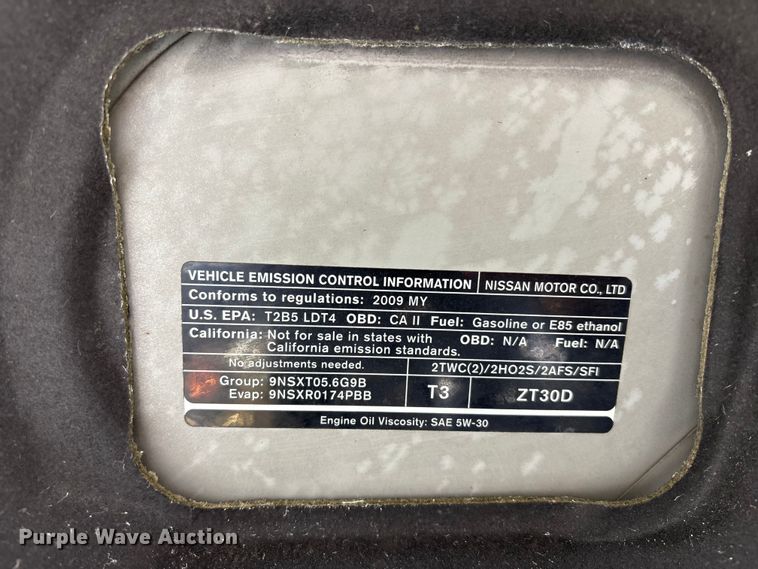 image for item FC4554 2009 Nissan Armada SUV