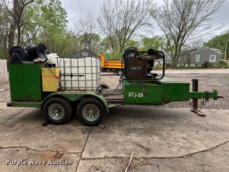 image for item FC4579 Alkota pressure washer trailer