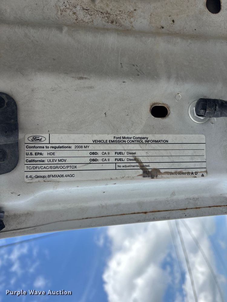 image for item FC4587 2010 Ford F350 Super Duty flatbed pickup truck