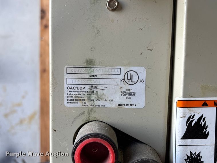 image for item FC4588 Central air and heat unit