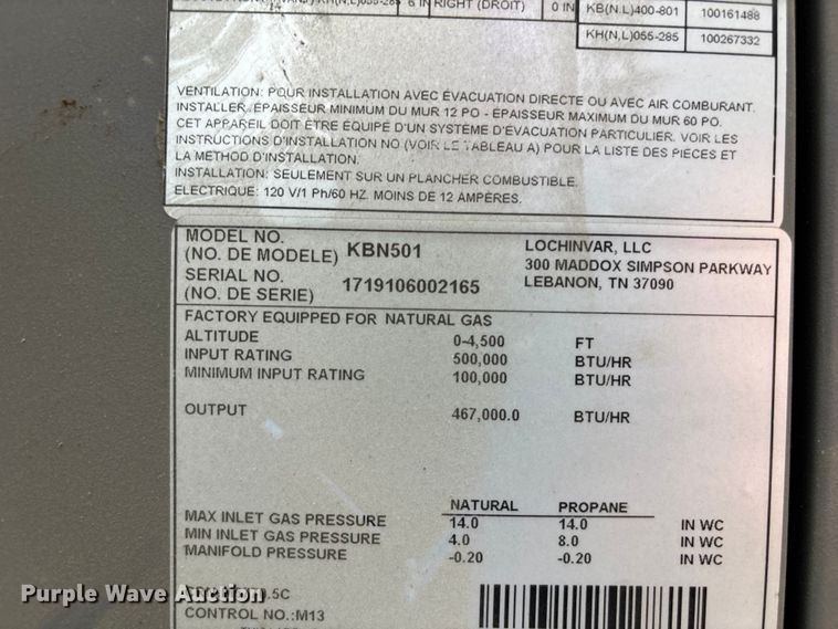 image for item FC4592 (4) hot water heaters