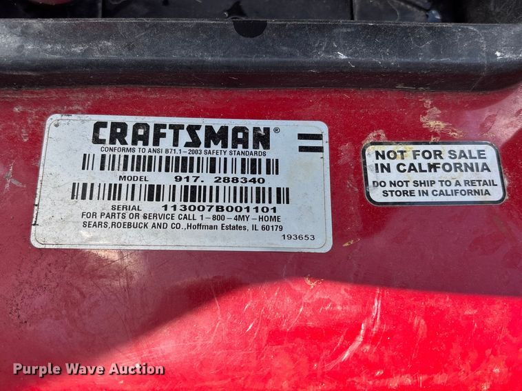 image for item FC4600 Craftsman  YS4500 lawn mower