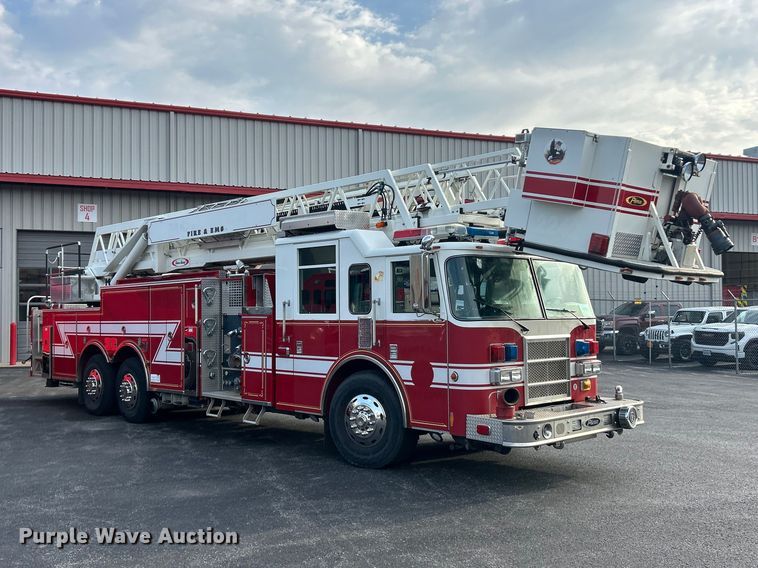 image for item FC5311 2002 Pierce Manufacturing aerial platform fire truck