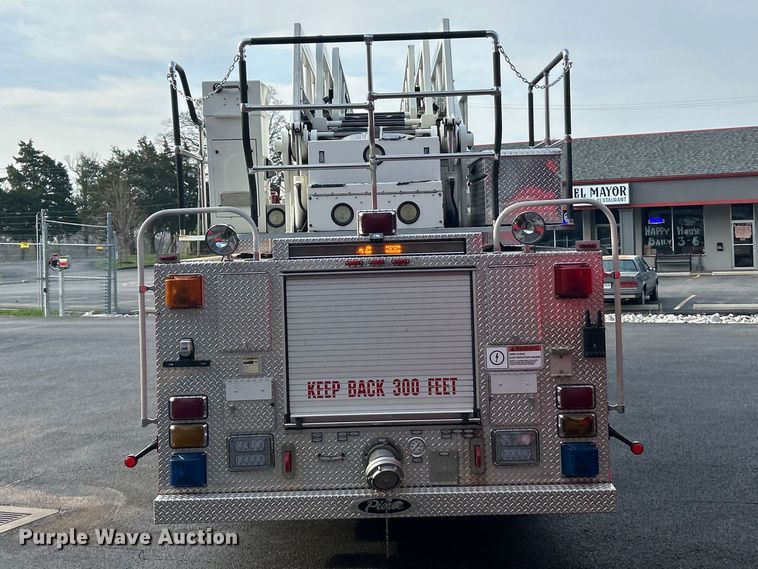 image for item FC5311 2002 Pierce Manufacturing aerial platform fire truck