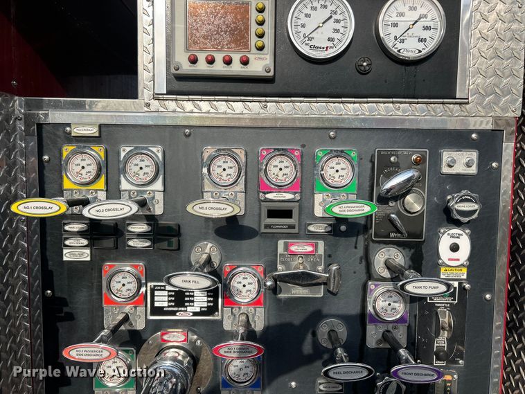 image for item FC5311 2002 Pierce Manufacturing aerial platform fire truck