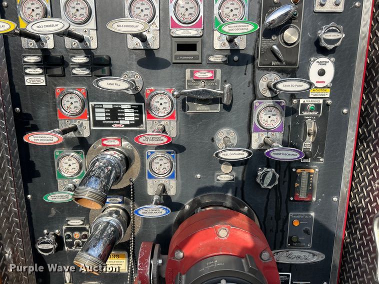 image for item FC5311 2002 Pierce Manufacturing aerial platform fire truck