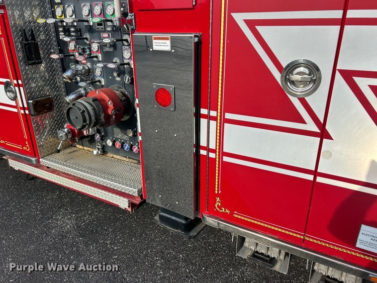 image for item FC5311 2002 Pierce Manufacturing aerial platform fire truck