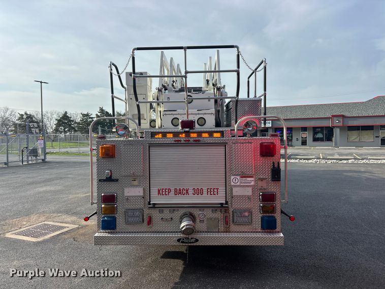 image for item FC5311 2002 Pierce Manufacturing aerial platform fire truck