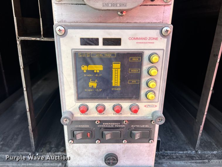 image for item FC5311 2002 Pierce Manufacturing aerial platform fire truck