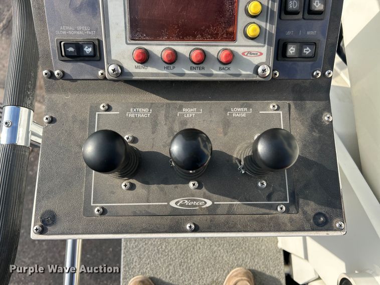 image for item FC5311 2002 Pierce Manufacturing aerial platform fire truck