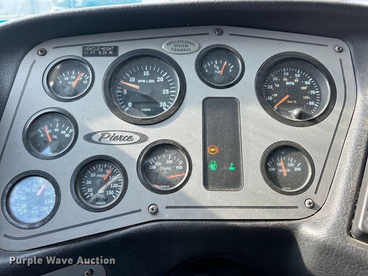 image for item FC5311 2002 Pierce Manufacturing aerial platform fire truck