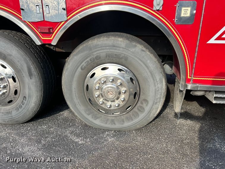 image for item FC5311 2002 Pierce Manufacturing aerial platform fire truck